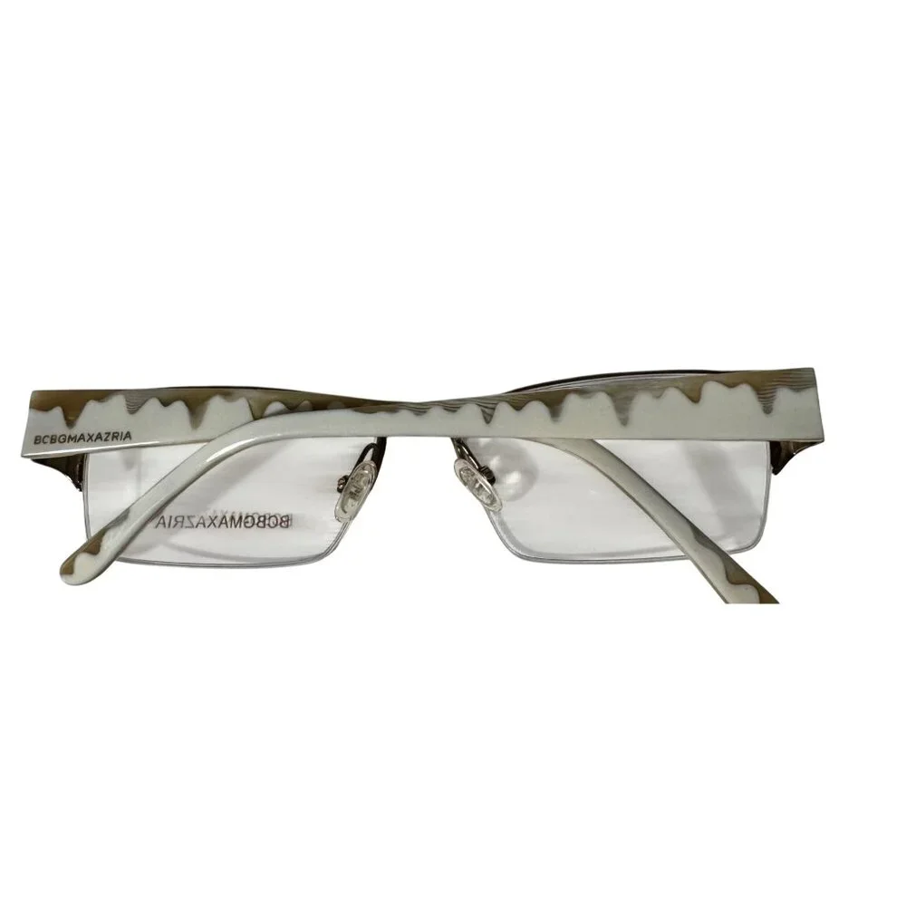 BCBG Max Azria 52-15-130 Womens Brown Rectangular Eye Glasses Frames Only